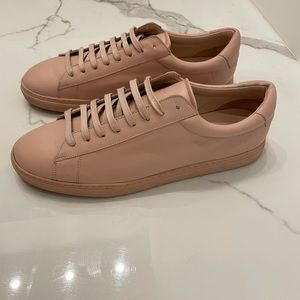 Almost New Oliver Cabell Men's Low 1 Leather Sneaker Nude Pink 44 11